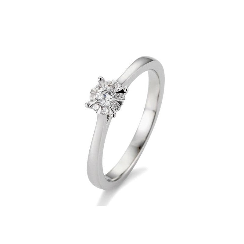Verlobungsring Hero mit Brillanten in Gold oder Platin