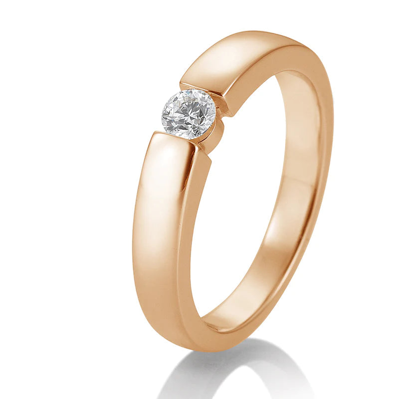 Spann Ring mit Brillant