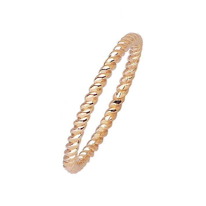 Vorsteckring aus Gold hochglanz mit einer ausergewöhnlichen Kugeloptik - Mcollection Aachen