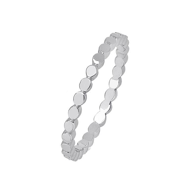 Vorsteckring aus Gold hochglanz mit Tropfenoptik - Mcollection Aachen
