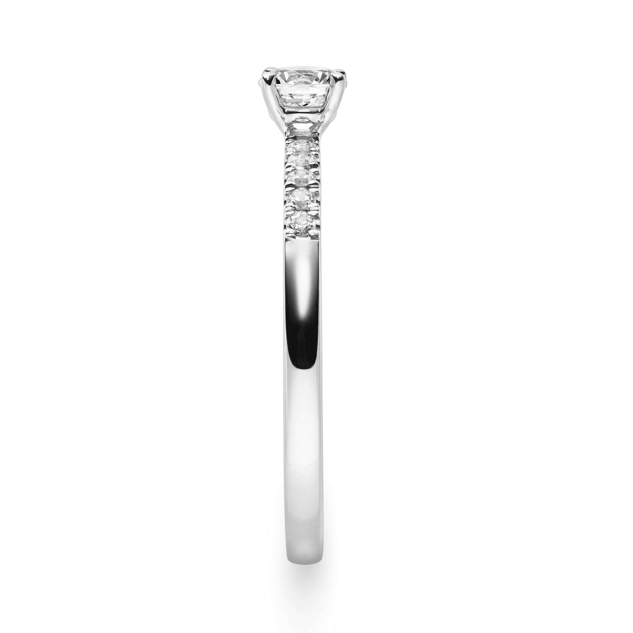 Antragsring aus 750 Gold mit Brillanten 0,15ct