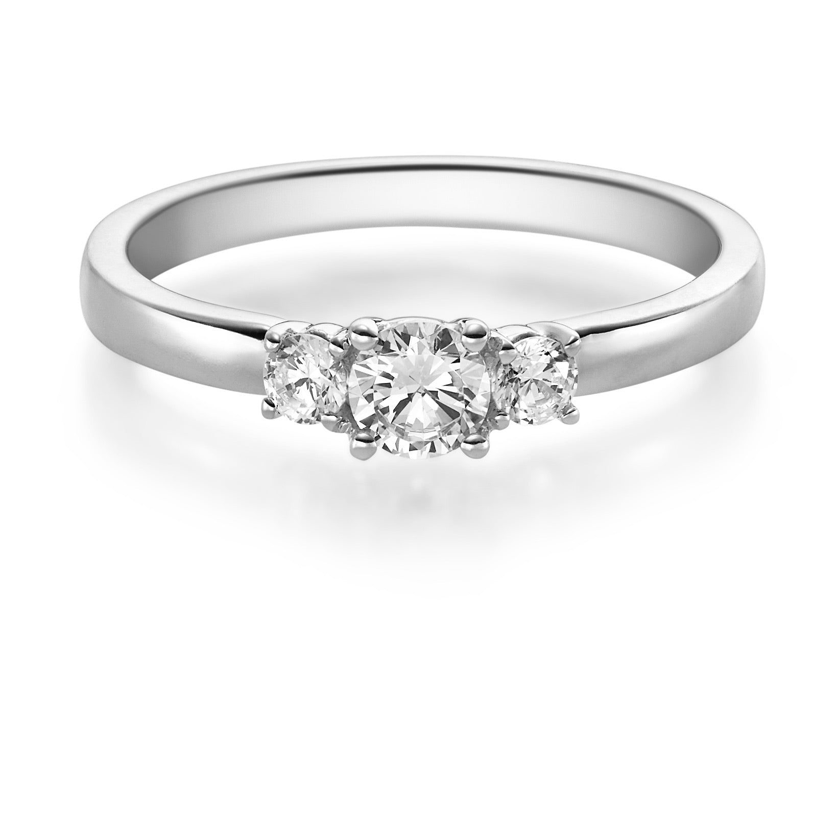 Vorsteckring aus Gold mit Brillanten 0,40ct