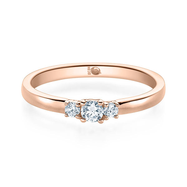 Vorsteckring aus Gold mit Brillanten 0,25ct