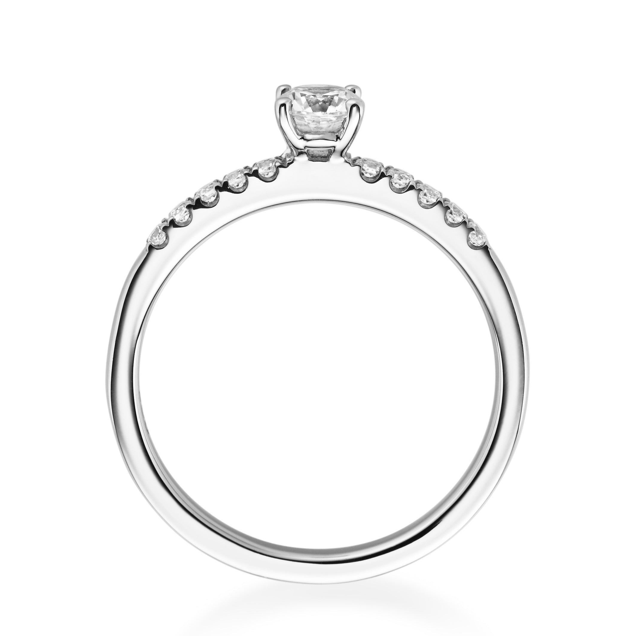 Antragsring aus 750 Gold mit Brillanten 0,15ct