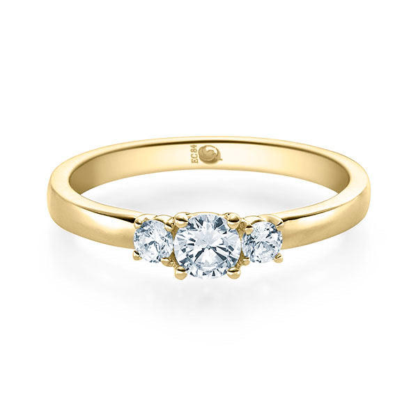 Vorsteckring aus Gold mit Brillanten 0,40ct