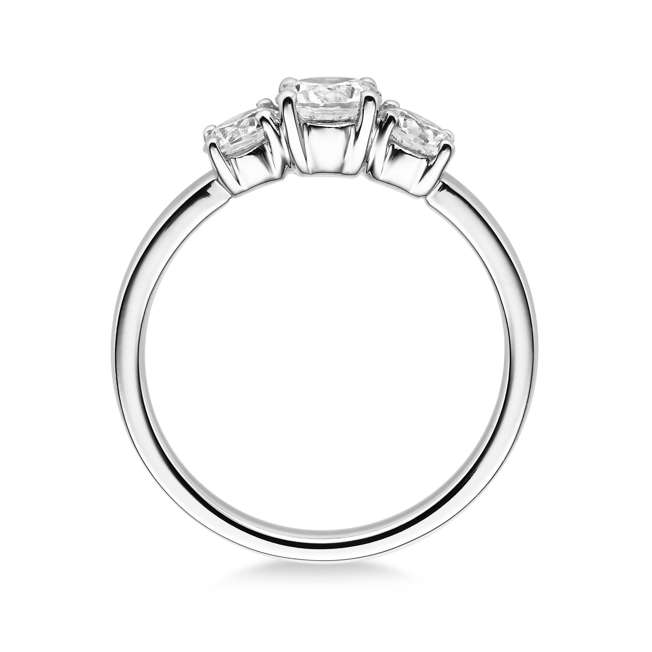Vorsteckring aus Gold mit Brillanten 0,40ct