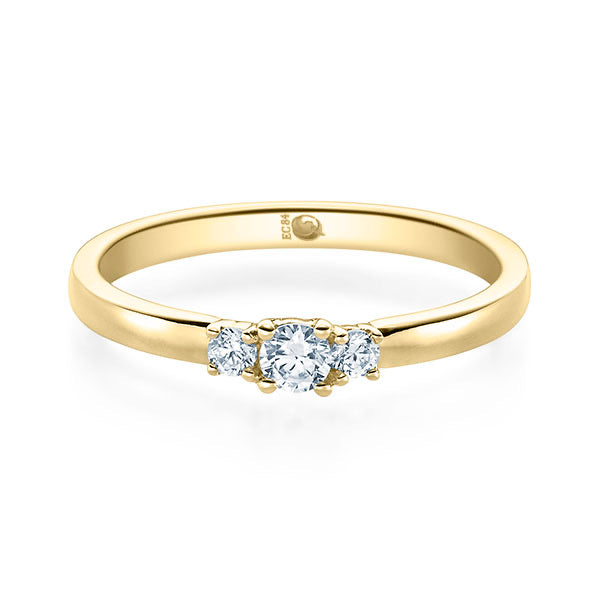 Vorsteckring aus Gold mit Brillanten 0,25ct