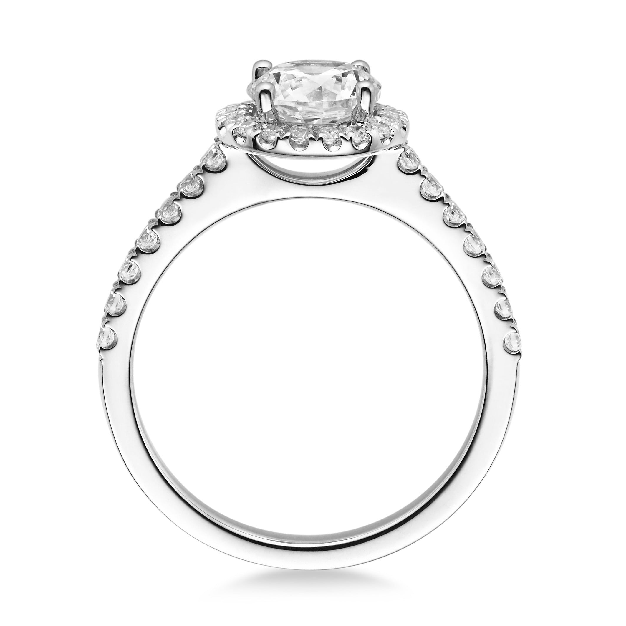 Antragsring aus Gold mit Brillanten